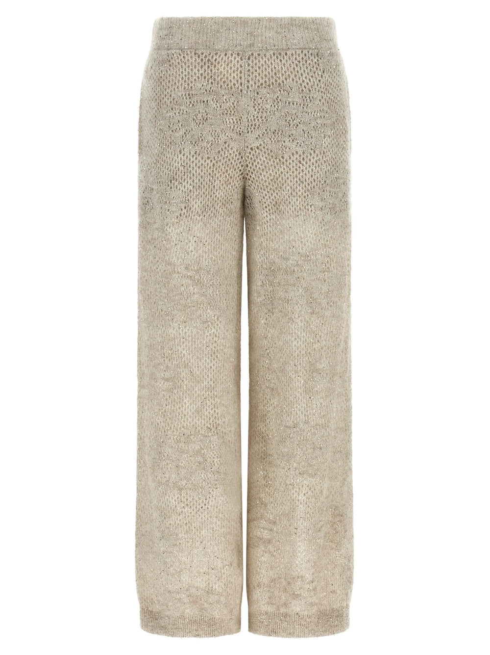 Brunello Cucinelli Beige Nylon Casual Pants