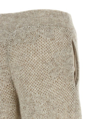 Brunello Cucinelli Beige Nylon Casual Pants