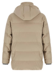 Brunello Cucinelli Beige Polyamide Parka