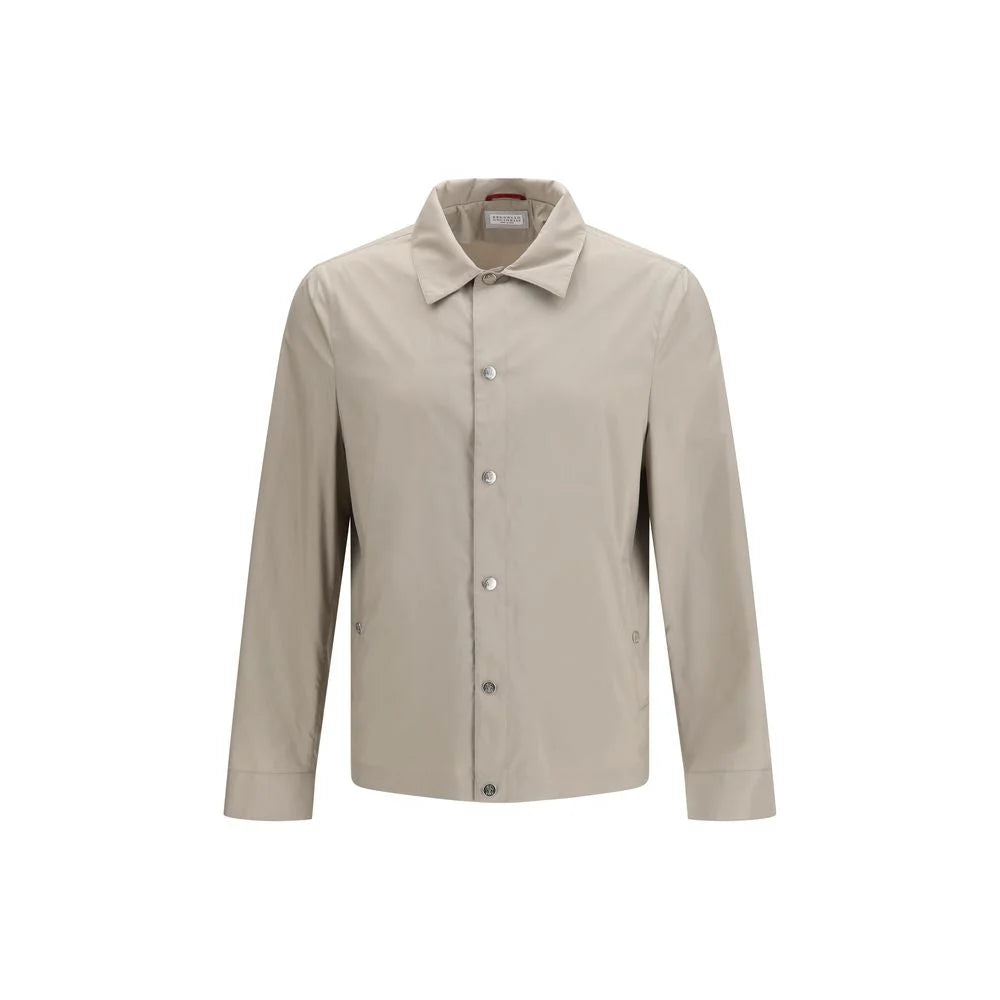 Brunello Cucinelli Beige Polyester Coat