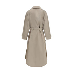 Brunello Cucinelli Beige Polyester Coat - IT42 | L