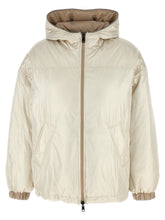 Brunello Cucinelli Beige Polyester Full-Length Jacket - IT44
