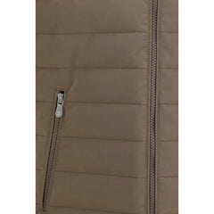 Brunello Cucinelli Beige Polyester Sleveless Jacket