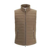 Brunello Cucinelli Beige Polyester Sleveless Jacket - L