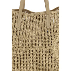 Brunello Cucinelli Handtasche, Beige, Raffia
