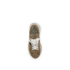 Brunello Cucinelli Beige Rubber Platform Sneakers - EU39/US9