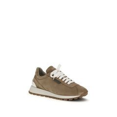 Brunello Cucinelli Beige Rubber Platform Sneakers - EU39/US9