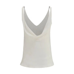 Brunello Cucinelli Beige Silk Blouse - S