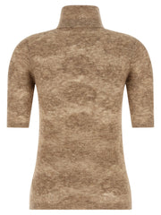 Brunello Cucinelli Beige Silk Cardigan - M