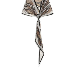 Brunello Cucinelli Beige Silk Foulard - UNI