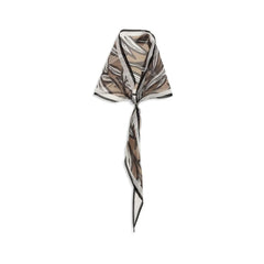 Brunello Cucinelli Beige Silk Foulard - UNI