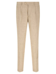 Brunello Cucinelli Beige Silk Two-Piece Suit
