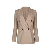 Brunello Cucinelli Beige Virgin Wool Blazer - 38
