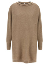 Brunello Cucinelli Beige Virgin Wool Short Dress