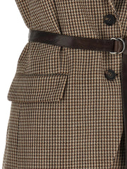 Brunello Cucinelli Beige Virgin Wool Sleeveless Jacket - IT40