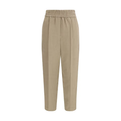 Brunello Cucinelli Beige Viscose Casual Pants - IT42 | L