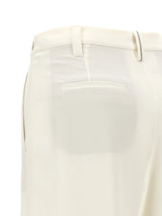 Brunello Cucinelli Beige Viscose Casual Pants - IT44