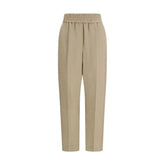 Brunello Cucinelli Beige Viscose Casual Pants - IT44 | L