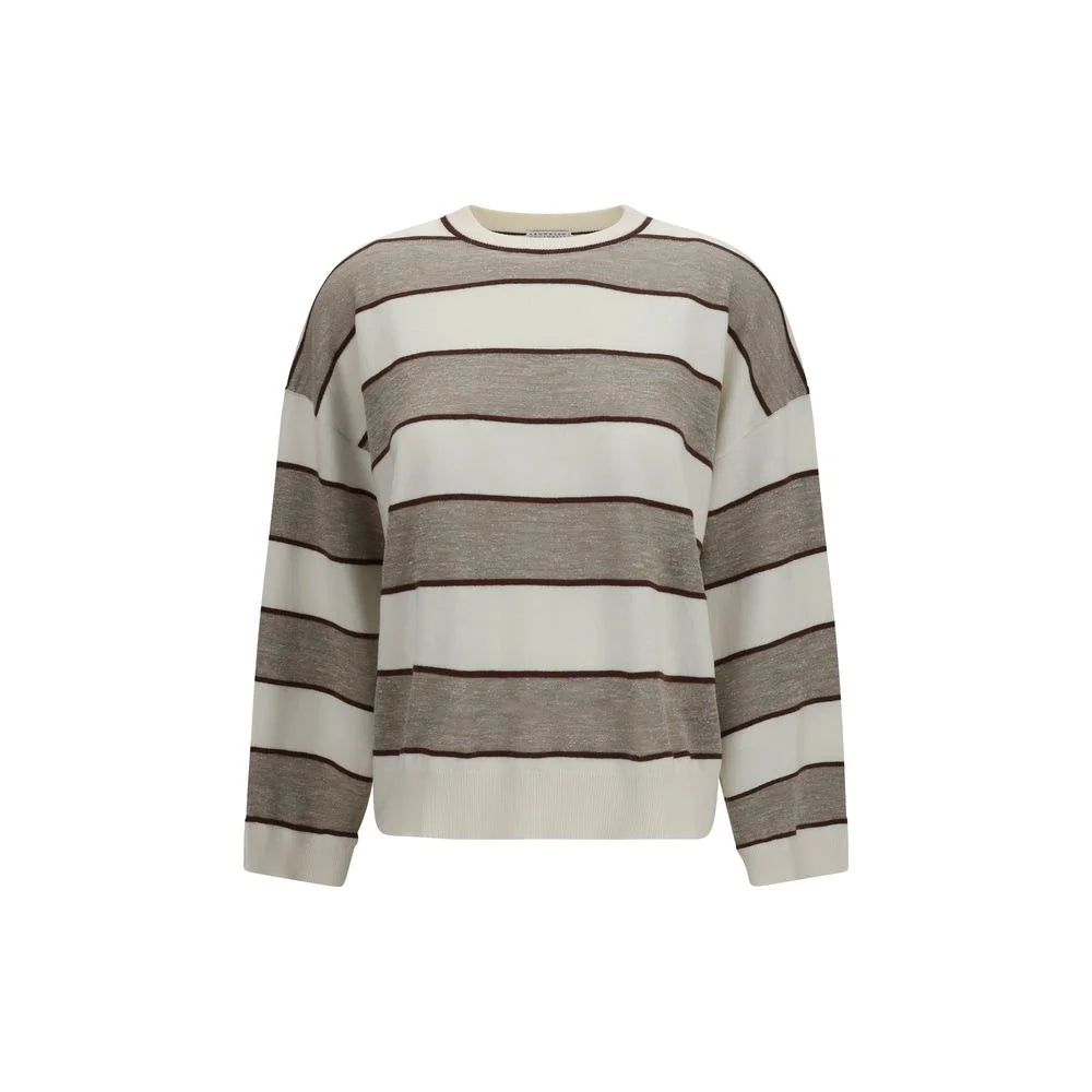 Brunello Cucinelli Beige Wool Oves Aries Sweatshirt