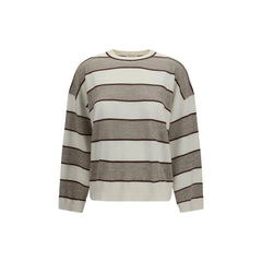 Brunello Cucinelli Beige Wool Oves Aries Sweatshirt
