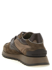 Brunello Cucinelli Sneaker Athletic in Pelle di Vitello Bicolore - EU39/US9