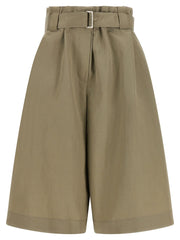 Brunello Cucinelli Bicolor Cotton Bermuda Shorts