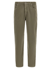Brunello Cucinelli Bicolor Cotton Casual Pants