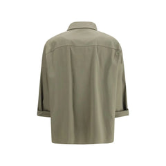 Brunello Cucinelli Bicolor Cotton Dress Shirt