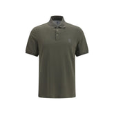 Brunello Cucinelli Bicolor Cotton Polo Shirt
