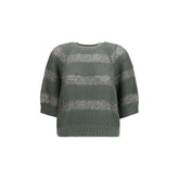 Brunello Cucinelli Bicolor Cotton Sweatshirt - S