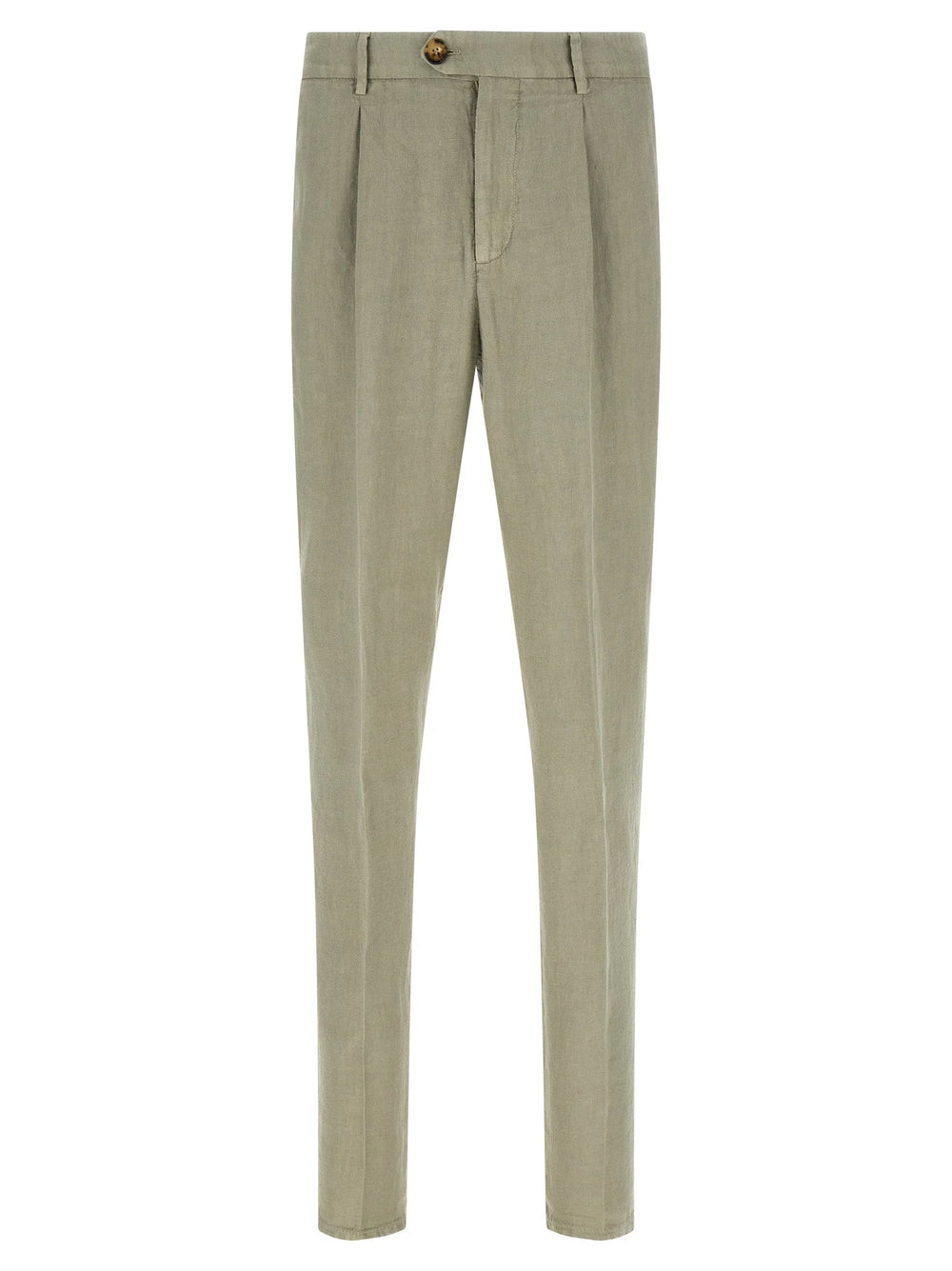 Brunello Cucinelli Bicolor Linen Casual Pants
