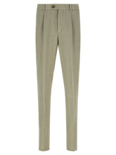 Brunello Cucinelli Bicolor Linen Casual Pants