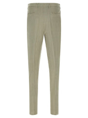 Brunello Cucinelli Bicolor Linen Casual Pants