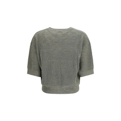 Brunello Cucinelli Bicolor Linen Sweatshirt - XXS