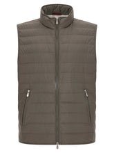 Brunello Cucinelli Bicolor Polyester Sleeveless Jacket