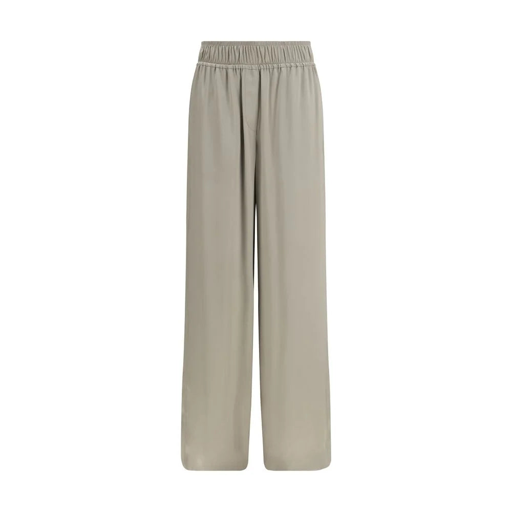Brunello Cucinelli Bicolor Silk Casual Pants