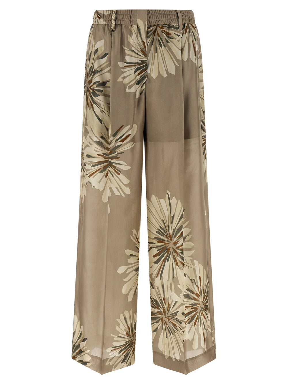 Brunello Cucinelli Bicolor Silk Casual Pants - IT42