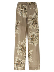 Brunello Cucinelli Bicolor Silk Casual Pants - IT42