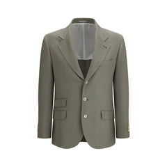 Brunello Cucinelli Bicolor Silk Coat