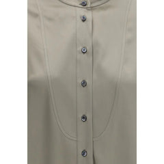Brunello Cucinelli Bicolor Silk Shirt