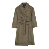 Brunello Cucinelli Bicolor Wool Coat - 44