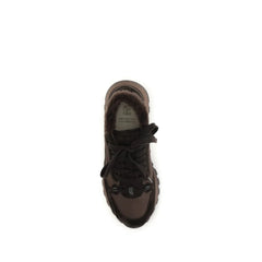 Brunello Cucinelli Zwarte leren sneakers van kalfsleer