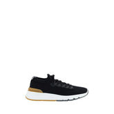 Brunello Cucinelli Black Cotton Athletic Sneakers - EU46/US13