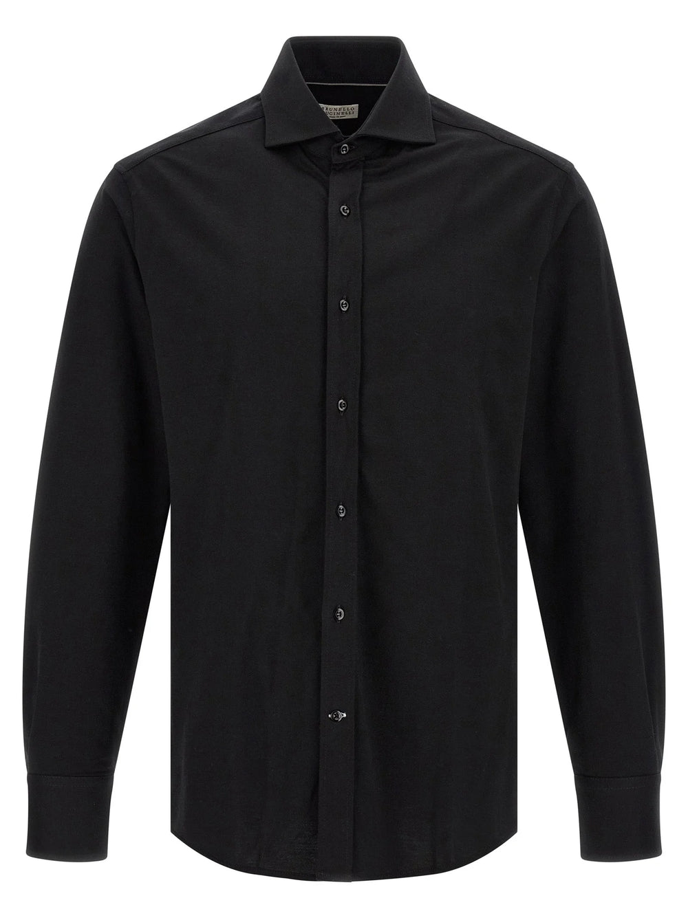 Brunello Cucinelli Black Cotton Blouse