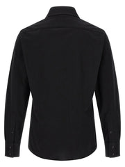 Brunello Cucinelli Black Cotton Blouse