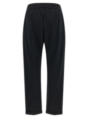 Brunello Cucinelli Black Cotton Joggers (Workout Pants)
