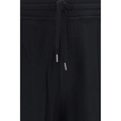 Brunello Cucinelli Black Cotton Joggers (Workout Pants)