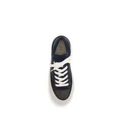 Brunello Cucinelli Black Cotton Low Top Sneakers