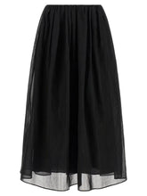 Saia Mini de Algodão Preta Brunello Cucinelli