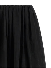 Brunello Cucinelli Black Cotton Mini Skirt